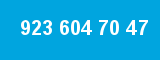 923 604 70 47 923 604 70 47